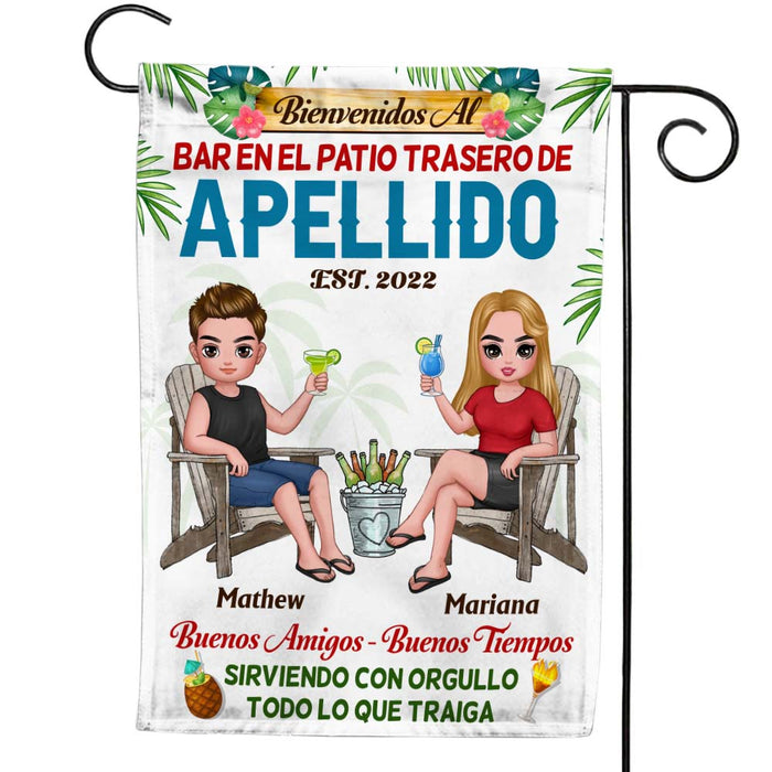 Personalized Gift For Family Backyard Bar Patio Spanish Flag 25925 26646 1