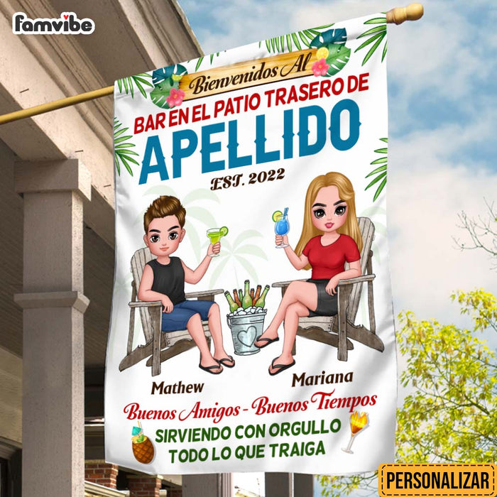 Personalized Gift For Family Backyard Bar Patio Spanish Flag 25925 26646 1