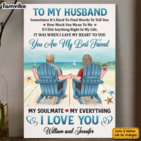 Personalized Gifts For My Husband To My Husband I Love You Canvas 26647 thumb 1