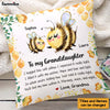 Personalized Gift For Granddaughter Bee Hug This Pillow 26650 1