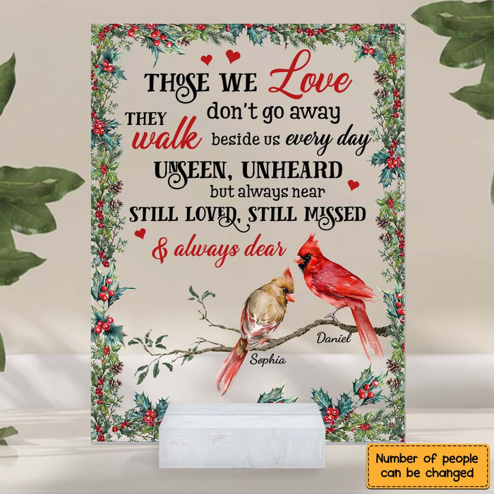 Personalized Those We Love Don't Go Away Acrylic Plaque 26651 1