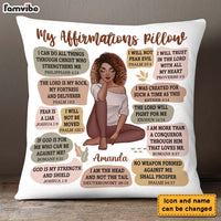 Personalized Gift For Daughter Christian Affirmation Pillow 26653 thumb 1