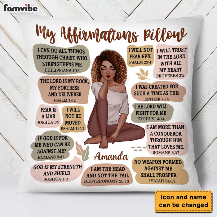 Personalized Gift For Daughter Christian Affirmation Pillow 26653 1