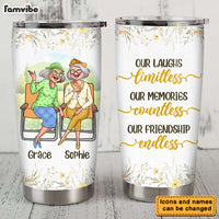 Personalized Gift For Friends Our Friendship Endless Custom Steel Tumbler  26658 thumb 1