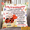 Personalized Gift For Granddaughter Hug This Lady Bug Pillow 26661 1