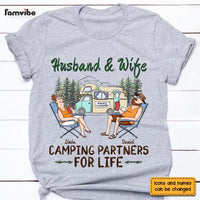 Personalized Gift For Couple Husband Wife Camping Shirt - Hoodie - Sweatshirt 26662 thumb 1