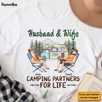 Personalized Gift For Couple Husband Wife Camping Shirt - Hoodie - Sweatshirt 26662 thumb 1