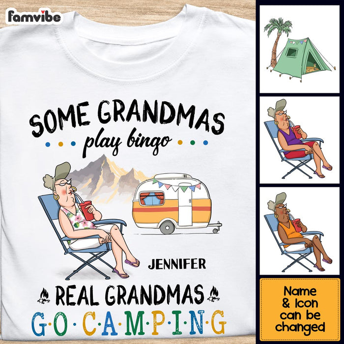 Personalized Gift For Camping Grandma Shirt - Hoodie - Sweatshirt 26668 1
