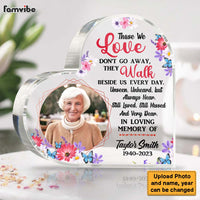 Personalized Memorial Photo Gifts For Loss Of Loved One In Memory Of Acrylic Plaque 26678 thumb 1