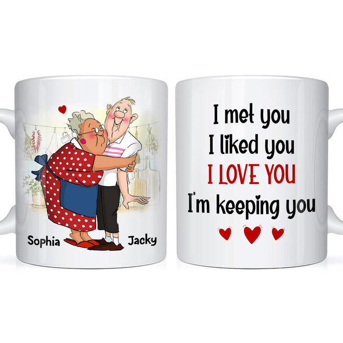 Personalized Gift For Senior Couple I Am Keeping You Mug 26680 1