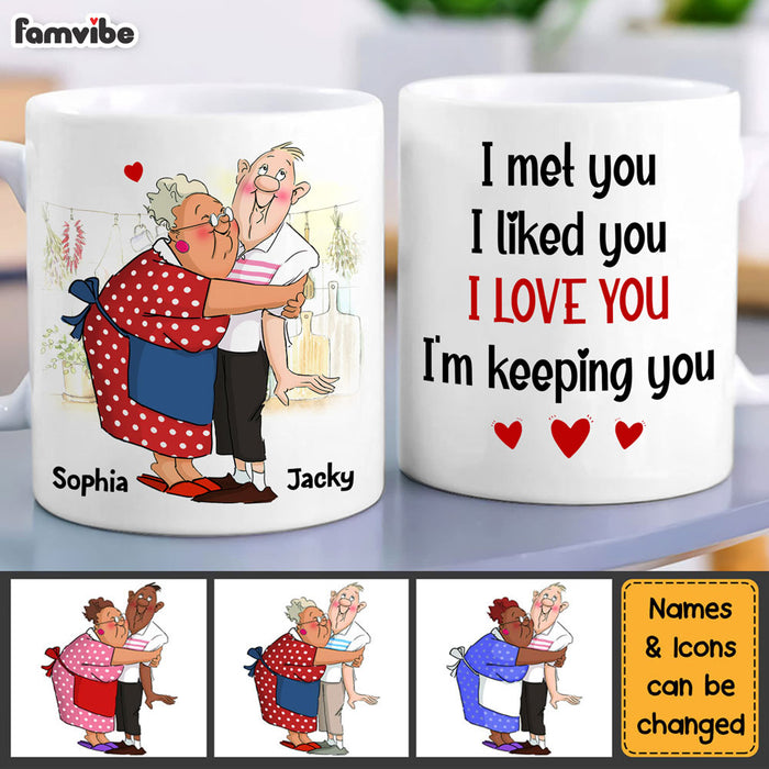 Personalized Gift For Senior Couple I Am Keeping You Mug 26680 1