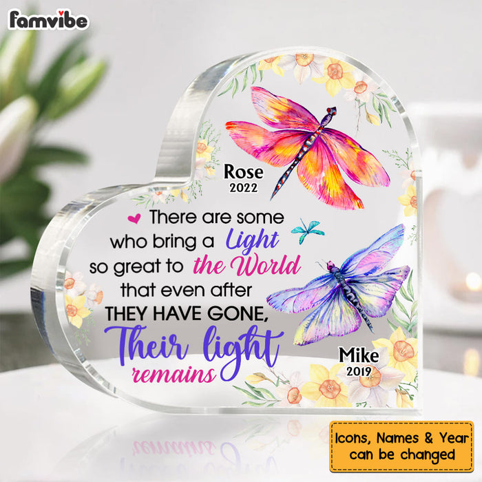 Personalized Memorial Gift For Loss One Dragonfly Acrylic Plaque 26682 1