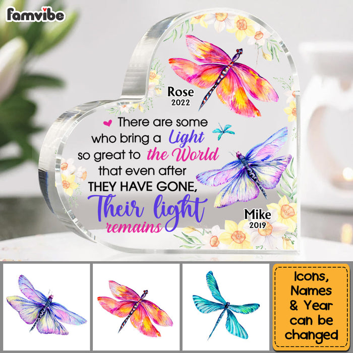 Personalized Memorial Gift For Loss One Dragonfly Acrylic Plaque 26682 1