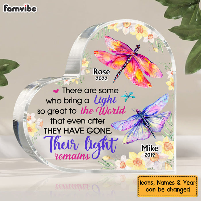 Personalized Memorial Gift For Loss One Dragonfly Acrylic Plaque 26682 1