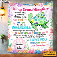 Personalized Gift For Granddaughter She Called Me Grandma Blanket 26683 thumb 1