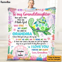 Personalized Gift For Granddaughter She Called Me Grandma Blanket 26683 thumb 1