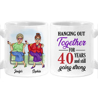 Personalized Gift For Senior Friends Hanging Out Together Mug 26685 thumb 1