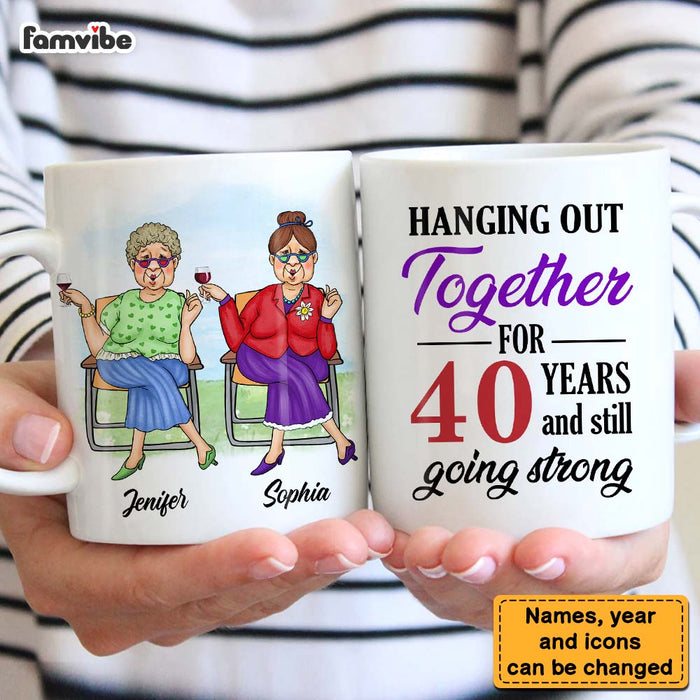 Personalized Gift For Senior Friends Hanging Out Together Mug 26685 1