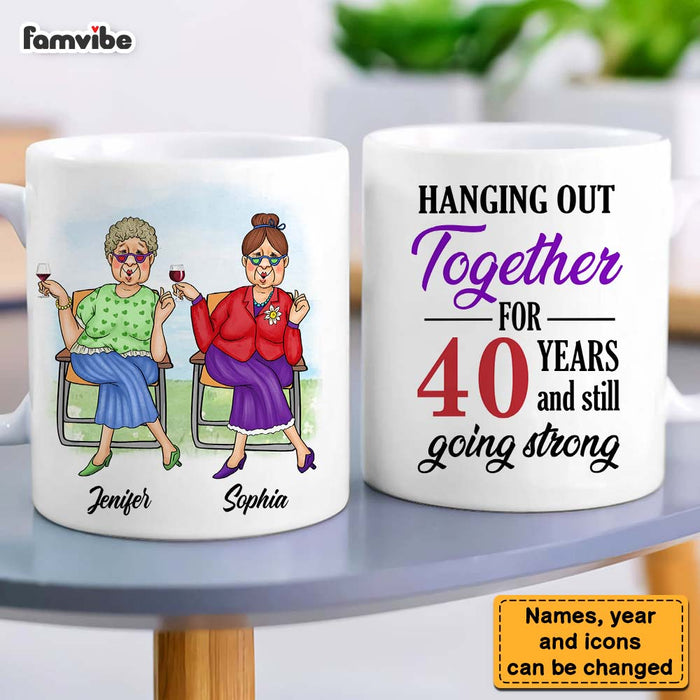 Personalized Gift For Senior Friends Hanging Out Together Mug 26685 1