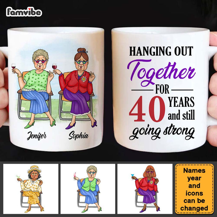 Personalized Gift For Senior Friends Hanging Out Together Mug 26685 1