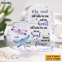 Personalized Memorial Gift for Lost Loved Ones My Mind Still Talks To You Acrylic Plaque 26692 thumb 1