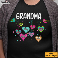 Personalized Gift for Grandma Little Hanging Hearts Shirt - Hoodie - Sweatshirt 26693 thumb 1