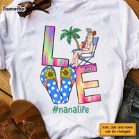 Personalized Gift For Grandma Summer Love Nana Life Shirt - Hoodie - Sweatshirt 26695 thumb 1