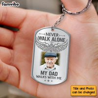 Personalized Gift For Loss Dad Loss Mom Memorial Upload Photo Aluminum Keychain 26697 thumb 1
