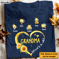 Personalized Gift For Grandma Bee Blessed To Be Called Shirt - Hoodie - Sweatshirt 26702 thumb 1