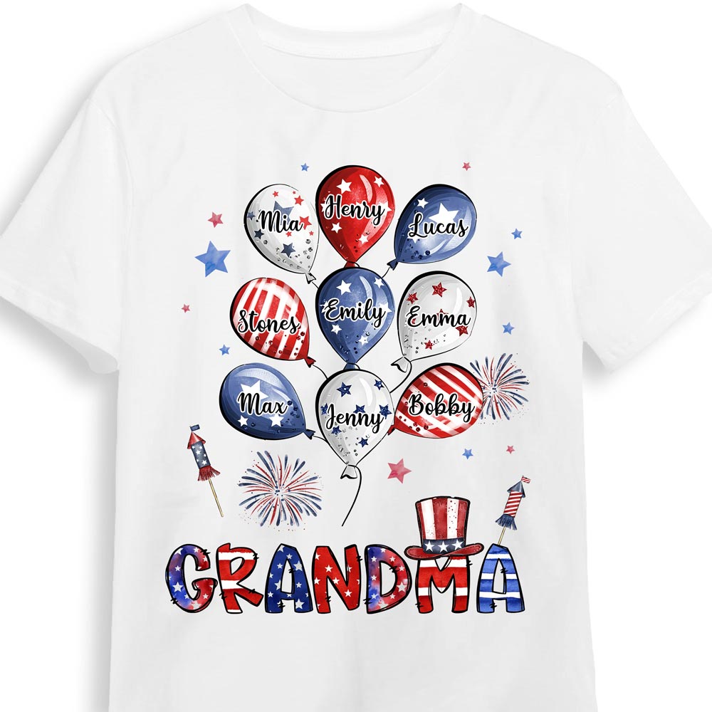 Personalized Gift For Grandmother 4th Of July Shirt Hoodie Sweatshirt 26709 Primary Mockup