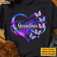 Personalized Gift For Grandma Watercolor Butterflies Shirt - Hoodie - Sweatshirt 26712 thumb 1