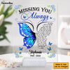 Personalized Memorial Gift Missing You Always Butterfly Acrylic Plaque 26718 1