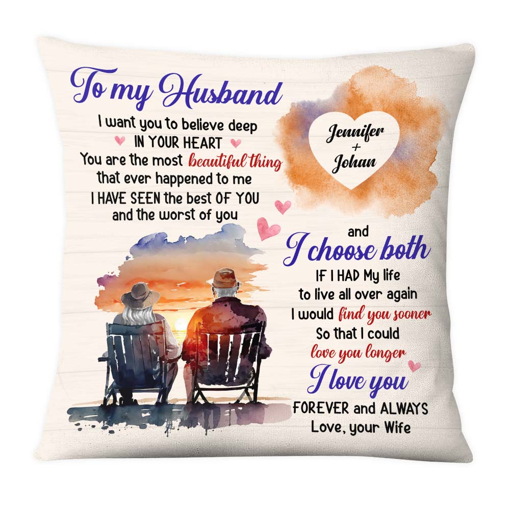 Personalized Gift For Couple We Build A Life We Love Pillow 26721 Primary Mockup