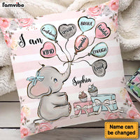Personalized Gift For Granddaughter Elephant Balloon Pillow 26731 thumb 1