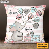 Personalized Gift For Granddaughter Elephant Balloon Pillow 26731 thumb 1