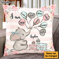 Personalized Gift For Granddaughter Elephant Balloon Pillow 26731 thumb 1