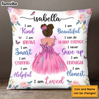 Personalized Gift For Granddaughter Self Affirmations Pillow 26736 thumb 1