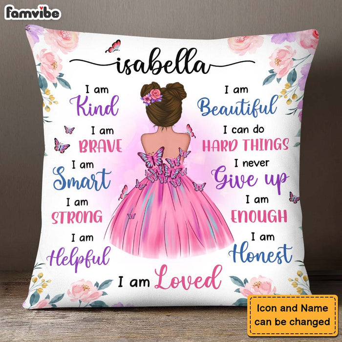 Personalized Gift For Granddaughter Self Affirmations Pillow 26736 1