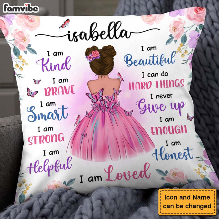 Personalized Gift For Granddaughter Self Affirmations Pillow 26736 1