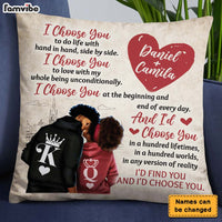 Personalized Gift For Couple Husband Wife I Choose You Pillow 26743 thumb 1