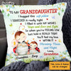 Personalized Gift For Granddaughter Watercolor Ladybug Pillow 26746 1