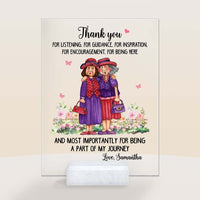 Personalized Gift for Friends Thank You For Guidance Acrylic Plaque 26751 thumb 1