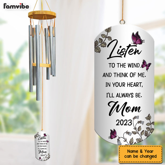 Personalized Memorial Gift For Loss Mom Wind Chimes 26758 1