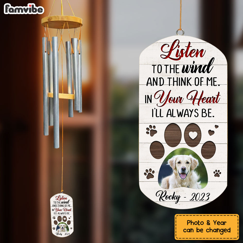 Personalized Memorial Gift For Loss Pet Wind Chimes 26759 Primary Mockup