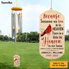 Personalized Memorial Gift  Always Loved And Forever Missed Cardinal Wind Chimes 26762 1