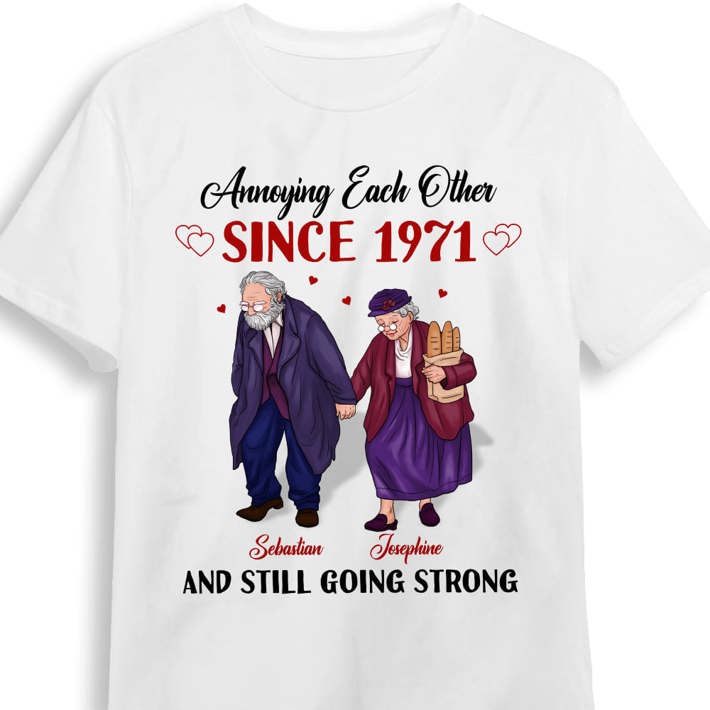 Personalized Gift For Couple Annoying Each Other, Still Going Strong Shirt Hoodie Sweatshirt 26764 Primary Mockup