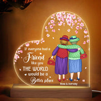 Personalized Friendship Gift If Everyone Had A Friend Like You Plaque LED Lamp Night Light 26765 thumb 1