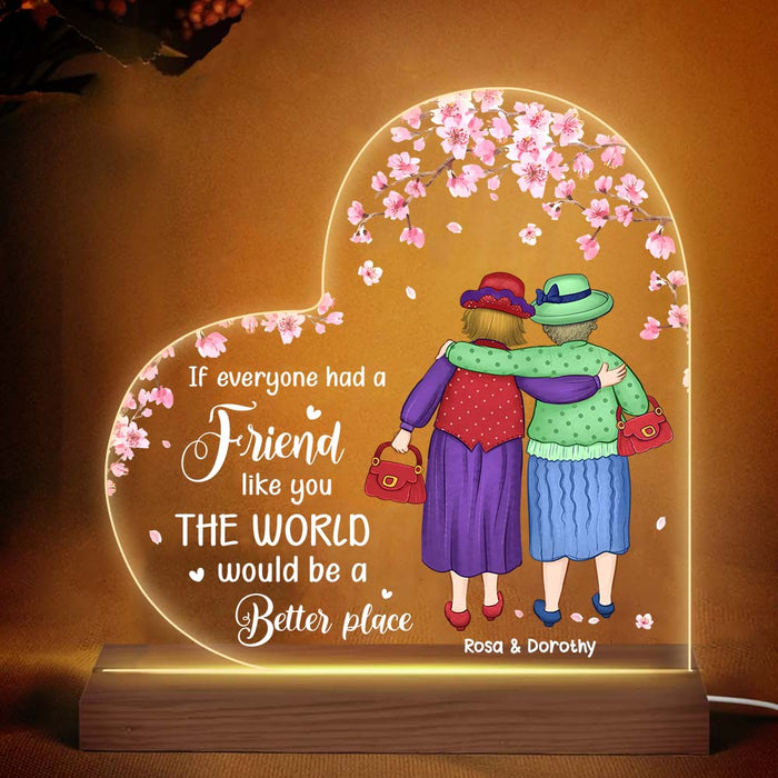 Personalized Friendship Gift If Everyone Had A Friend Like You Plaque LED Lamp Night Light 26765 1