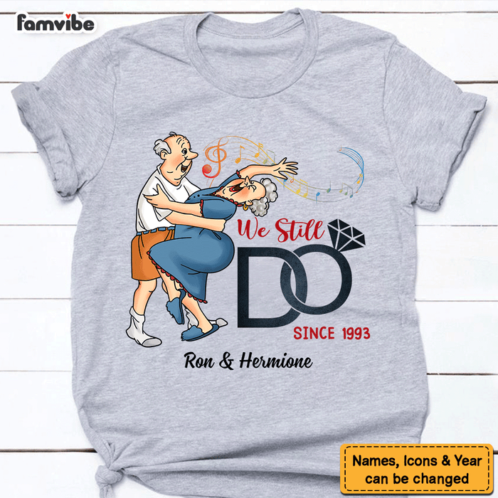 Personalized Wedding Anniversary Gift For Old Couples Husband Wife We Still Do Since Shirt - Hoodie - Sweatshirt 26776 1