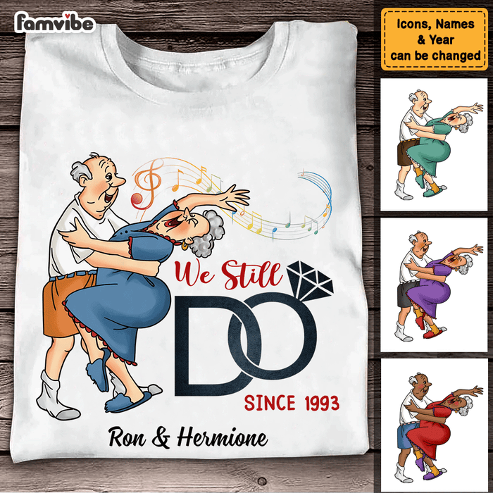 Personalized Wedding Anniversary Gift For Old Couples Husband Wife We Still Do Since Shirt - Hoodie - Sweatshirt 26776 1